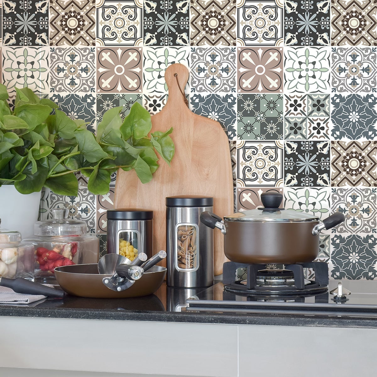 9 adesivi piastrelle azulejos ariahna - Sticker adesivo - adesivi murali - 9stickers10x10cm - 3