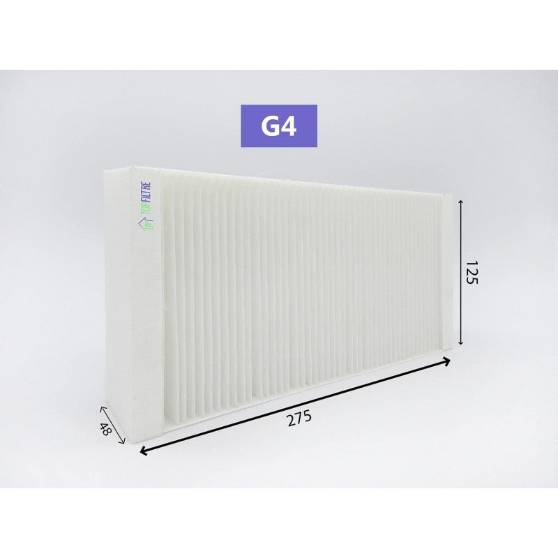 SINEA - Filtres G4/M5 UNELVENT Domeo 210 et Equation atacama 275 x 125 x 48 mm haute efficacité de filtration de l'air - 2