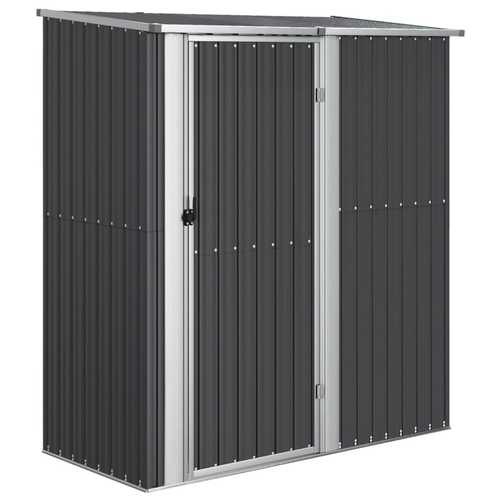 Caseta jardín acero galvanizado antracita 180,5x97x209,5 cm vidaXL - 2
