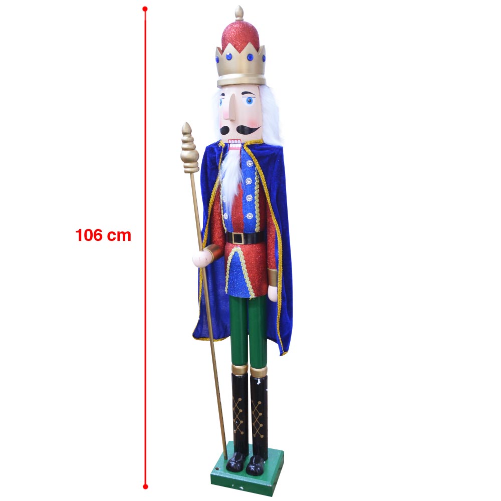 Amosfun 6pezzi Schiaccianoci in Legno Ornamentali Natalizi Soldati