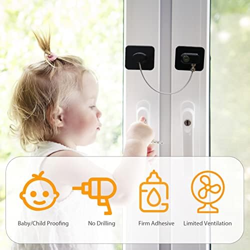 2 serrature per frigorifero con chiavi, sicurezza per bambini, con password digitale, senza foratura, porta scorrevole per cassetti, frigoriferi, finestre
