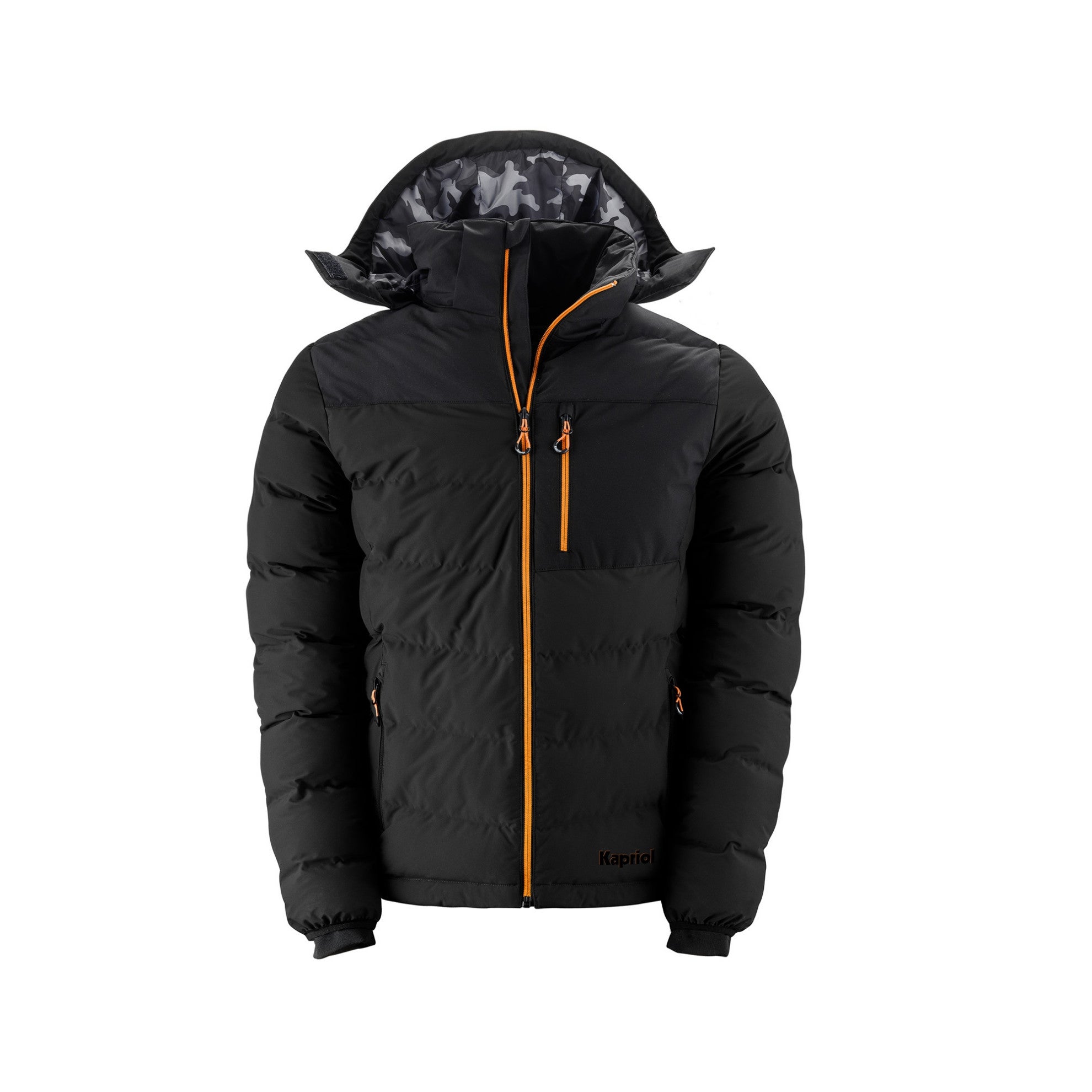 Geographical Norway Giacca in pile da uomo con zip sul petto, tasca con zip obliqua, tasche colletto alto, Nero , XXL