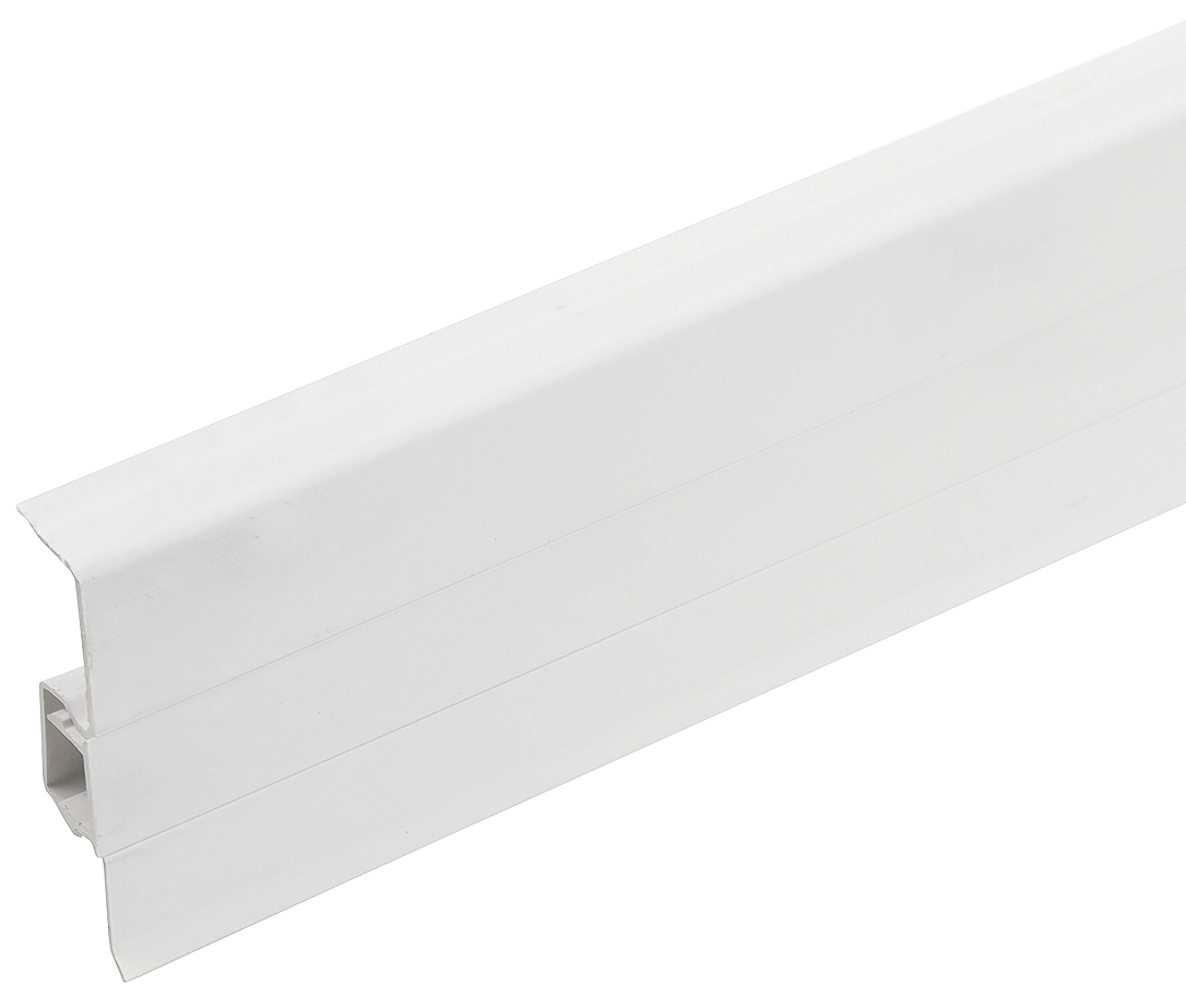 Listwa przypodłogowa PVC Cezar60 20x60mm Cezar Biały RAL9003 Mat 2,50m