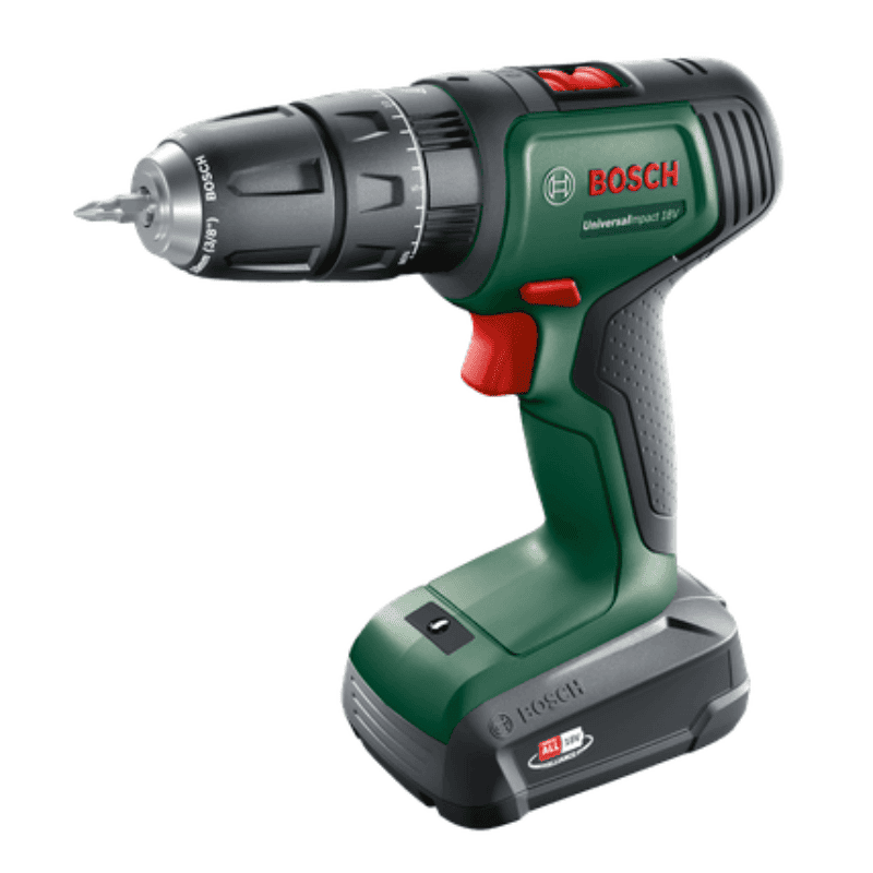 Wiertarka Bosch UniversalImpact 18V funkcja udaru i bateria litowa - 2