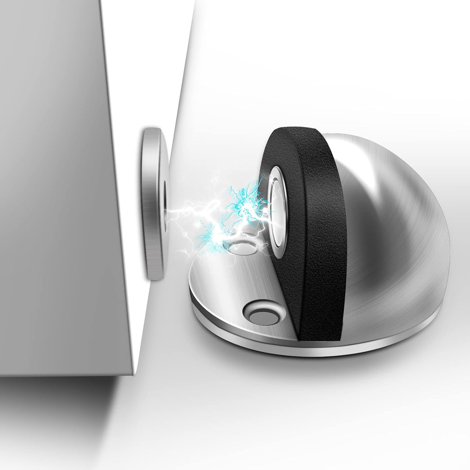 Butée de porte, butée de porte magnétique, acier inoxydable nickelé — free download