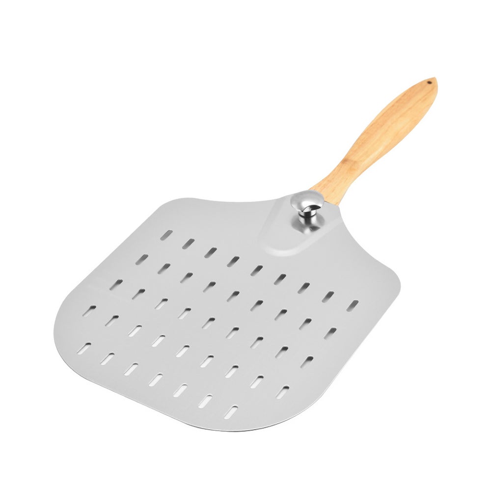 Łopatka do pizzy z aluminium i metalu z uchwytem do łatwego przechowywania, szpatułka do pizzy, luksusowa łopatka do pizzy Gourmet do pieczenia domow