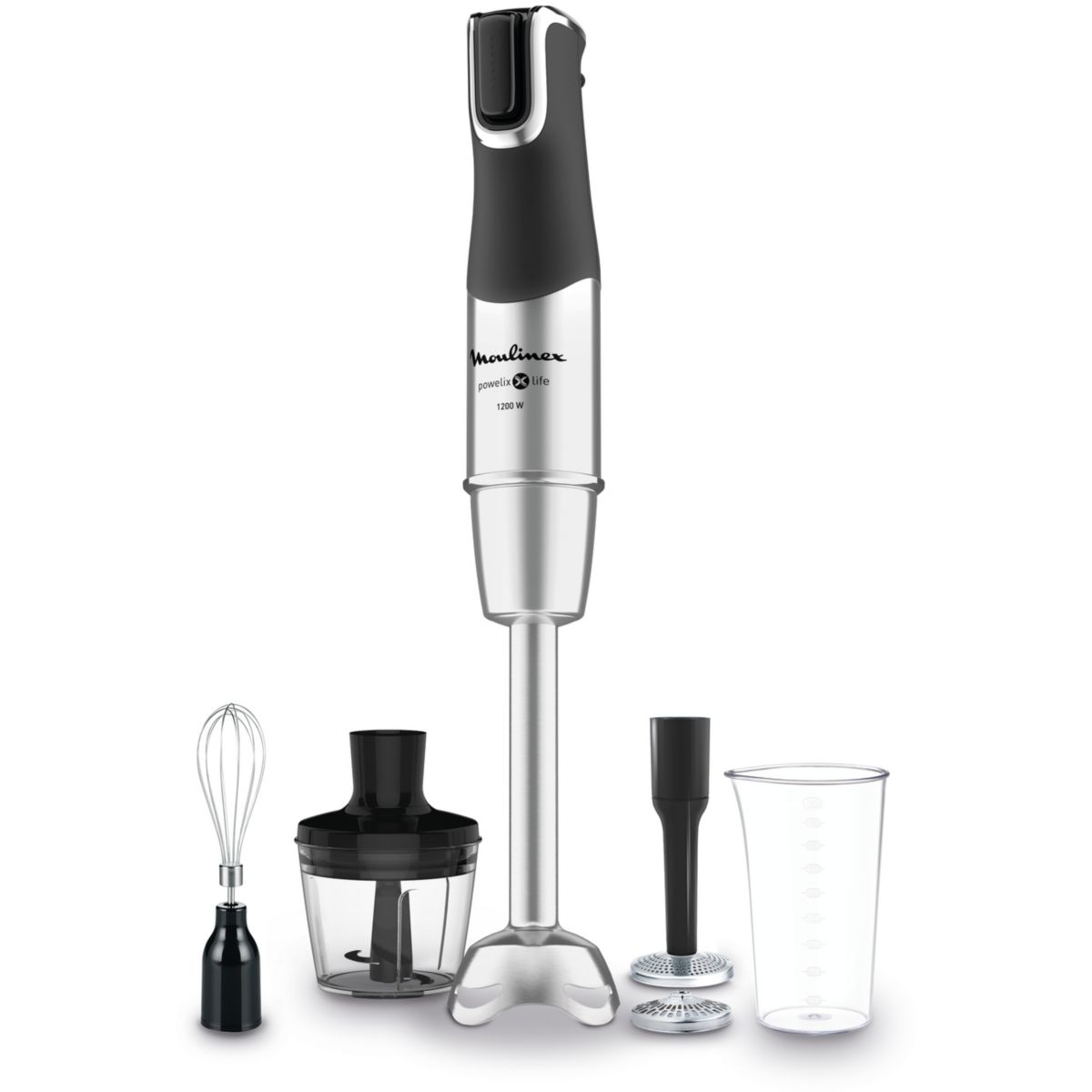 Moulinex Negro Batidora De Mano Dd95hd 0,8L 1200W Velocidad Variable /Acero Inoxidable - Imagen 4