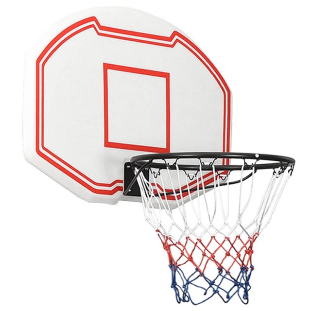 Tabellone Singolo Da Basket In Legno Bilaminato – Con Canestro E Retina – Made In Italy