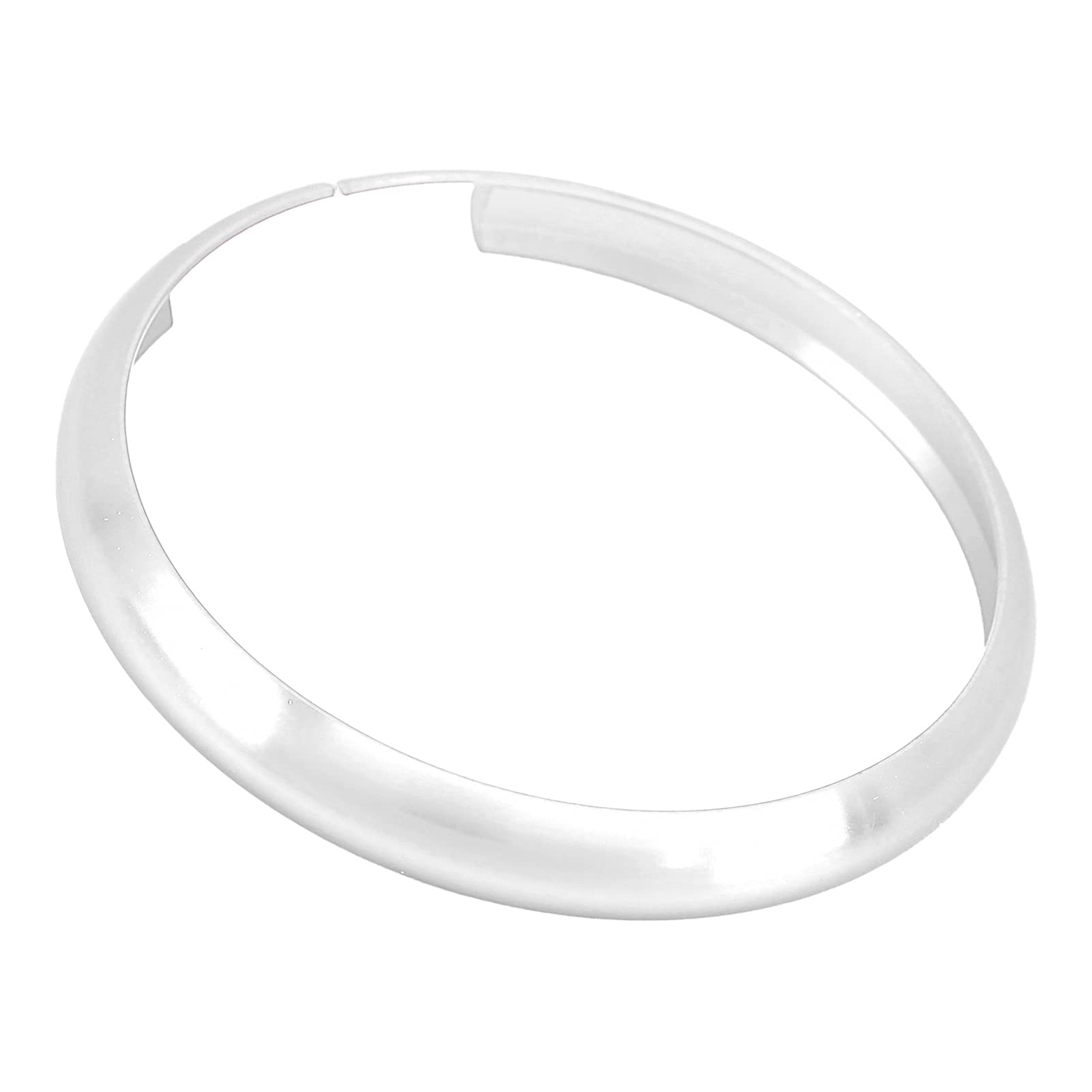 Anello di ricambio in lega di alluminio per portachiavi remoto MINI R55 R56 R57 R58 R59 R60 (argento) - 5