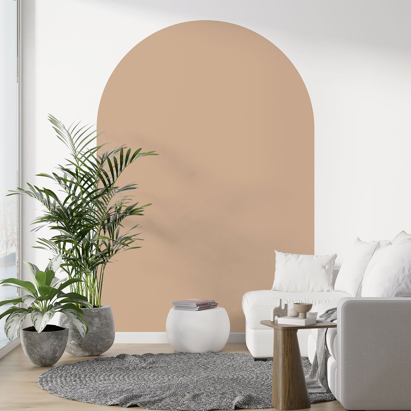 Stickers Arche - Couleur Tendance - Adhésif MAT - Largeur 90 x Hauteur 150 cm - 2