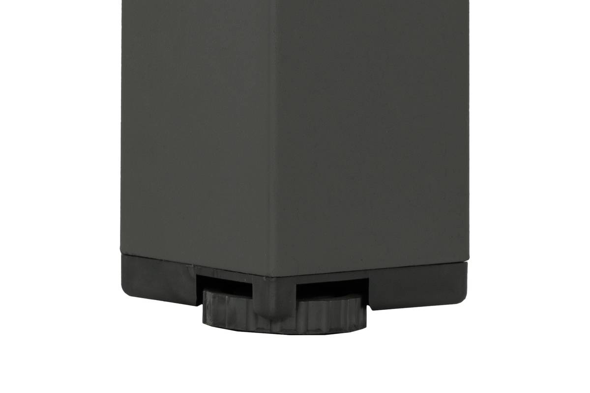 Table de jardin rectangulaire Piazza Graphite - Hespéride - 4