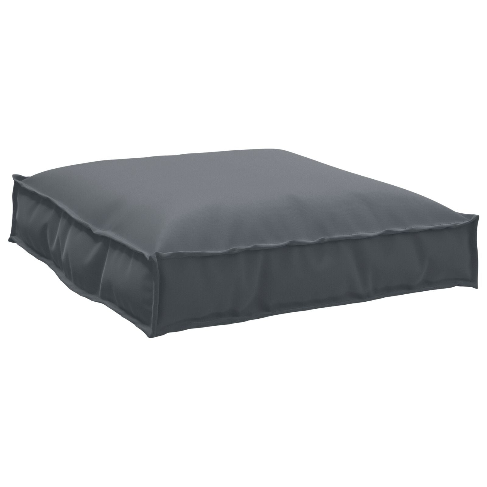 Cuscino Antracite 70 x 70 x 12 cm Tessuto Oxford vidaXL - 2