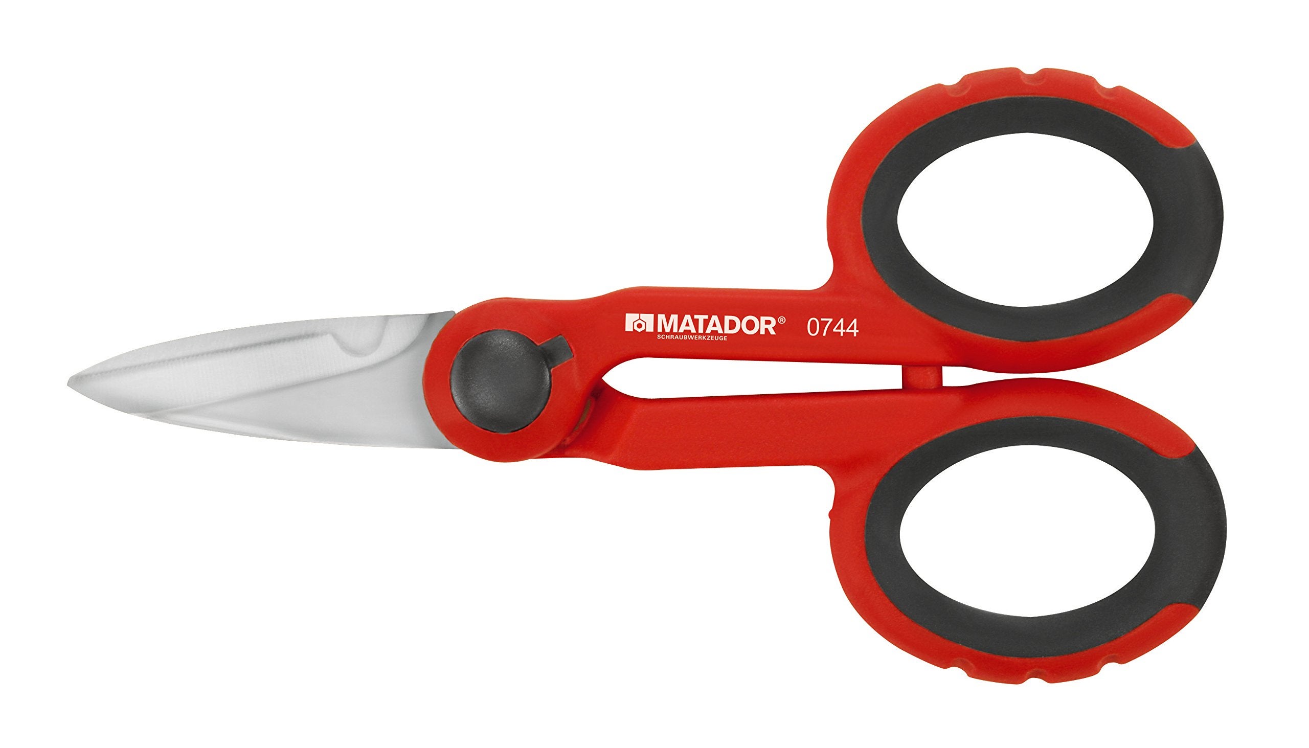 Forbici 140 mm da elettricista lame micro dentate incavo spella fili