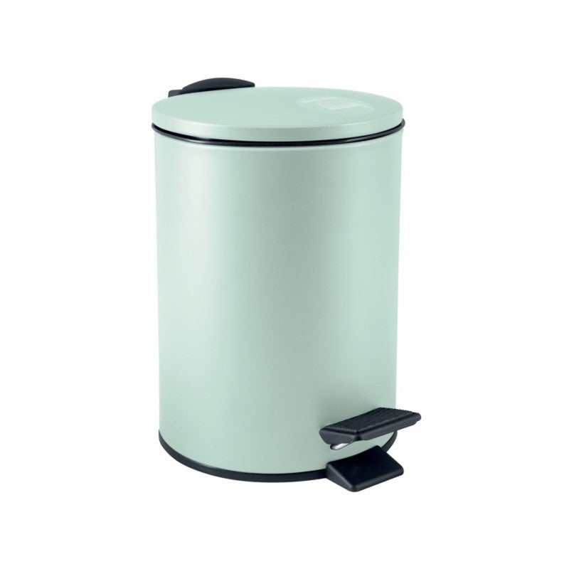 Cestino Pedale In Acciaio Inox 60L, 40x60x30 Cm, Con Secchio Interno Estraibile, Per Uffici E Hotel
