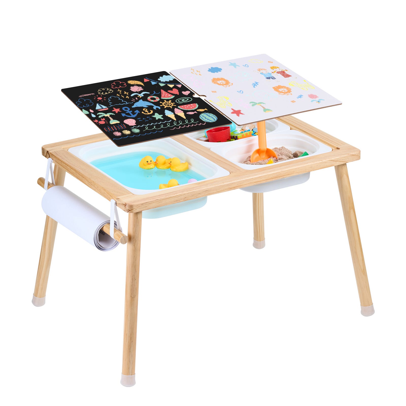 Tavolo Per Bambini IKEA MAMMUT 77x55 Cm - Bianco, Per Interno Ed Esterno, Facile Da Pulire - Foto 13