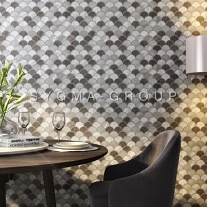 Échantillon Mosaïque Pierre Naturelle Everest Gris