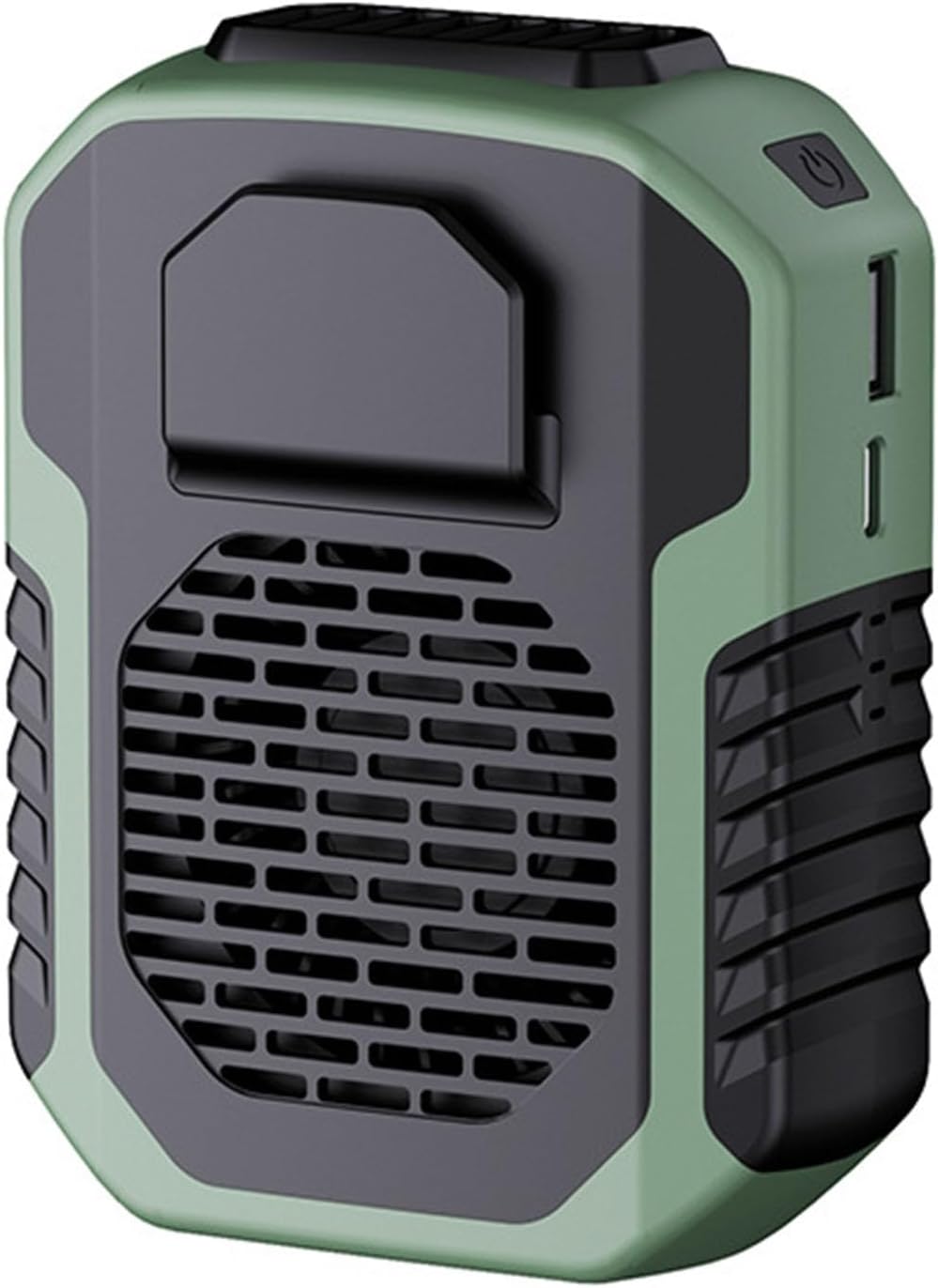 Przenośny wentylator z klipsem do paska, przenośny wentylator z klipsem do paska, mini wentylator do paska ładowany przez USB, wentylator do paska
