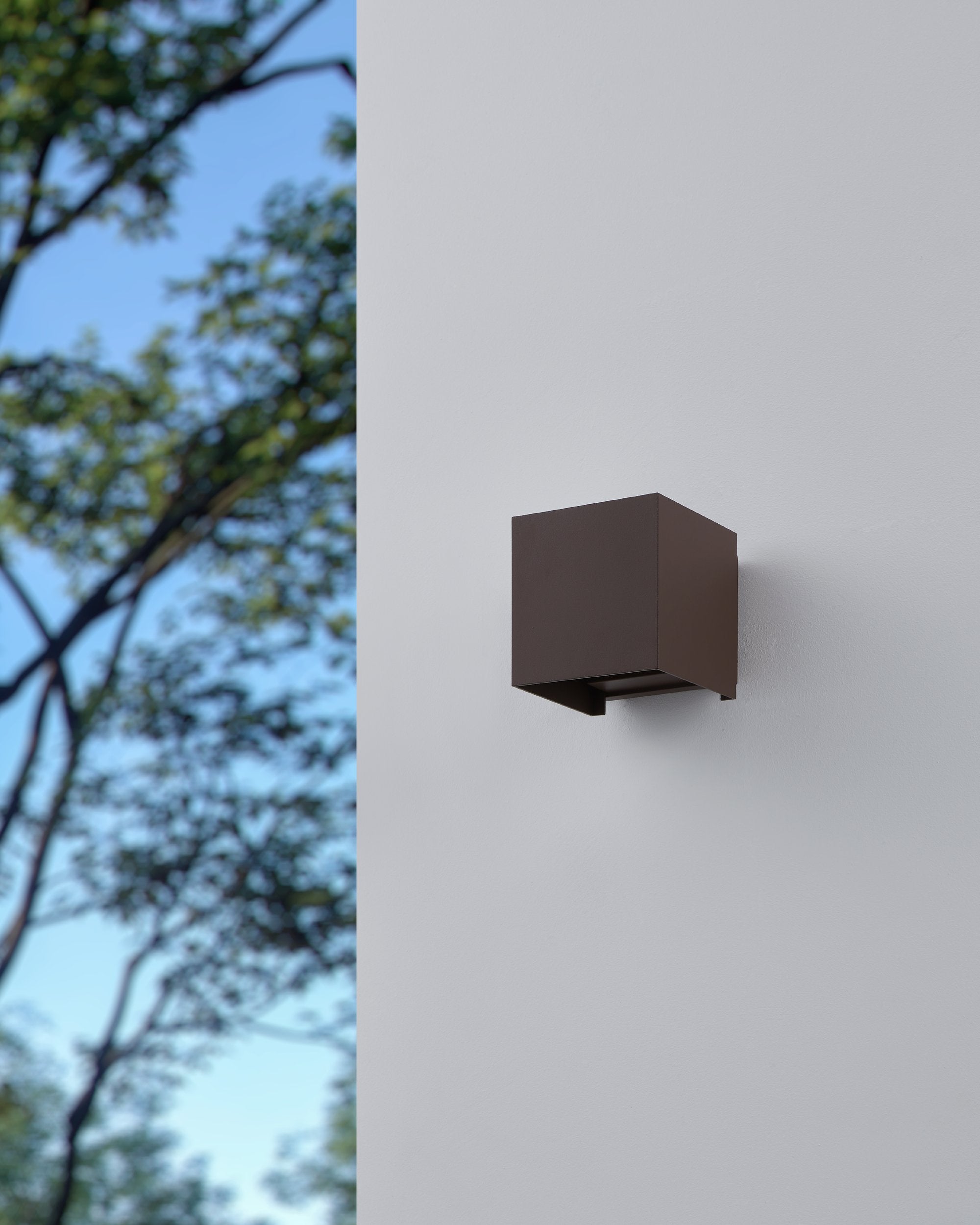 Applique LED per esterni Calpino 3, lampada a muro con illuminazione sopra e sotto, in metallo color marrone ruggine, lampada esterna - EGLO - 5