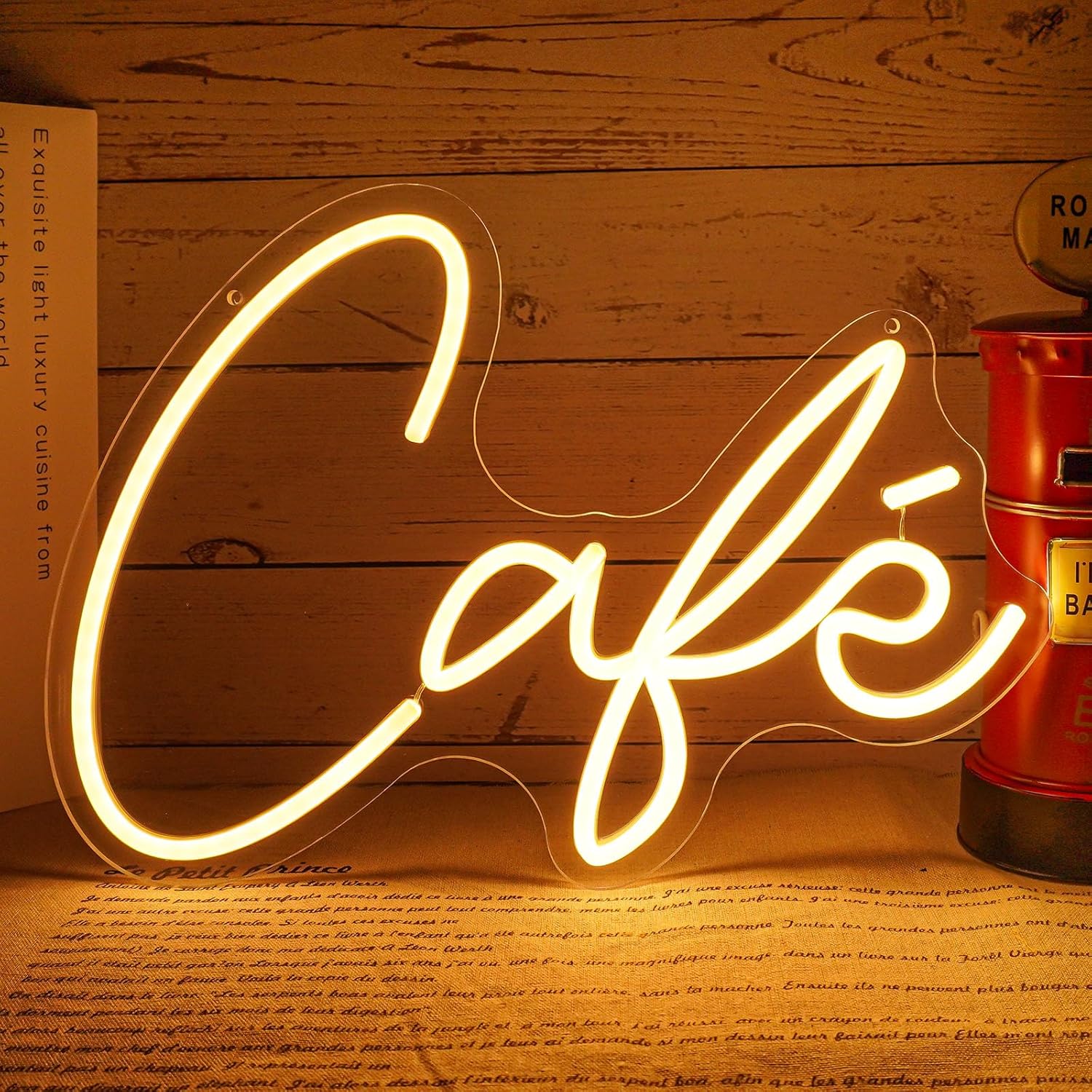 Panneau LED Garfield Chat Néon Mural - Lumière Décorative USB Multicolore Réglable