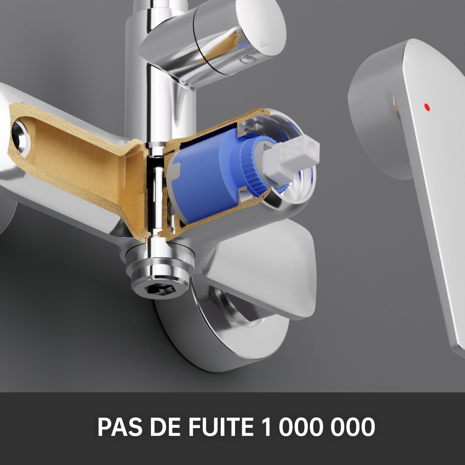 AURALUM MAX Columna de Ducha Cromada con Mezclador Altura Ajustable entre 93-130cm,Sistema de Ducha con Ducha 25.4x25.4cm y Cabezal de Ducha - 5