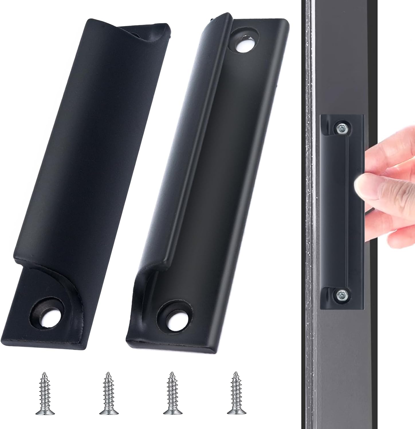 12 Pcs Poignée De Noir Coquille Vintage,Rétro Poignée Meuble Pour Porte Cabinet Tiroir Porte Fer Incurve 95885520