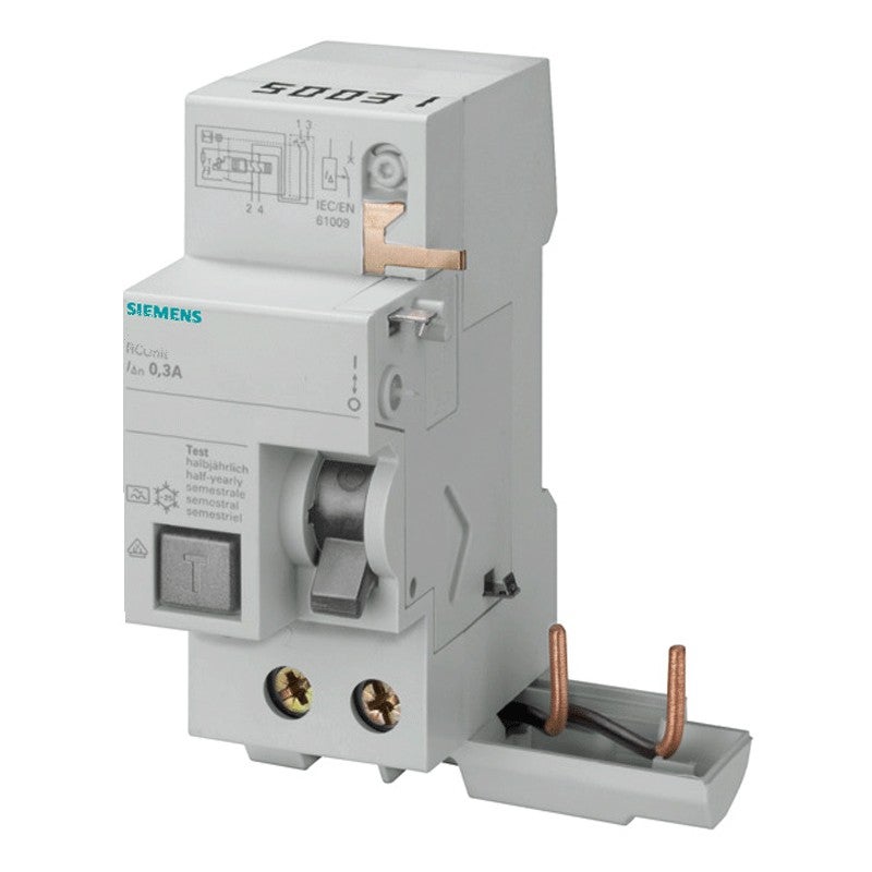 Siemens 2P 40A 30mA Type A Bloc RCD 2 Modules pour 5SY | Tecnomat / ex ...