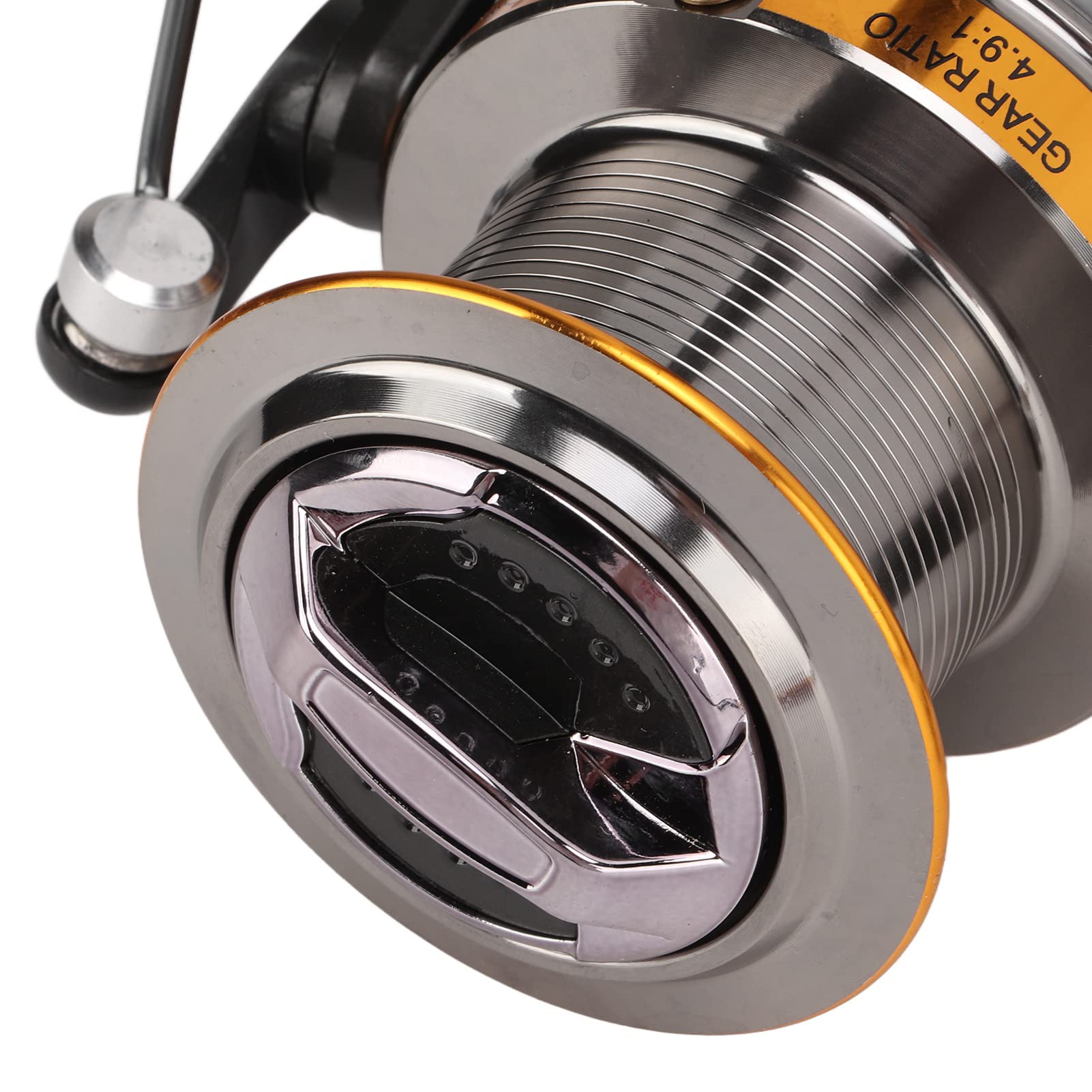 Mulinello da pesca a lancio lontano con resistenza agli urti della ruota da pesca 18 + 1 4.9: 1 - 8