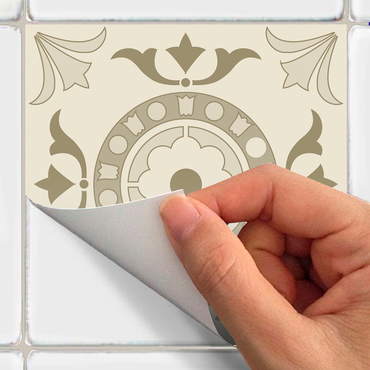 24 adesivi piastrelle di cemento azulejos Domenico - Sticker adesivo - adesivi murali - 24stickers10x10cm - 4