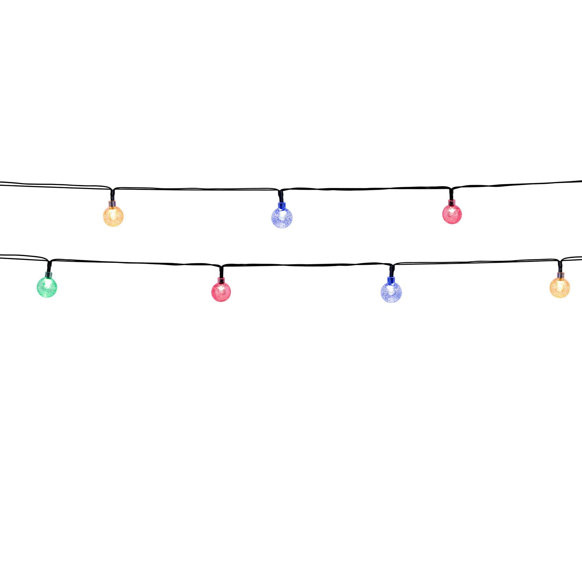 FESTY Lampki solarne, 20 żarówek, 5,8 m