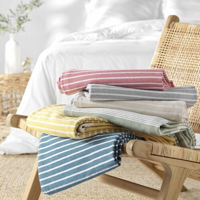 Couvre lit 2 personnes 240 x 260 cm coton/polyester tisse adele Sauge - 4