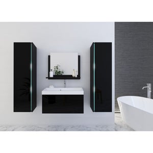 Composizione Di Mobili TV Design Collezione LORA. Colori Bianco Opaco E Bianco Lucido 46077124