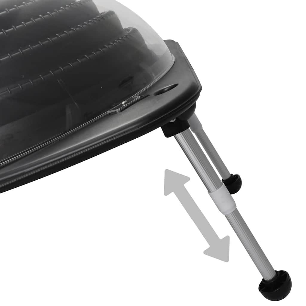 vidaXL Chauffage solaire de piscine 75x75x36 cm HDPE Aluminium - 3