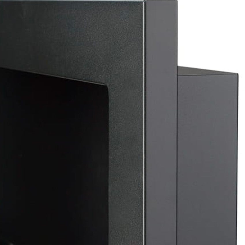 Chimenea de bioetanol Lucca Black de pared o empotrada L 90 x P 12 x H 40 - 5