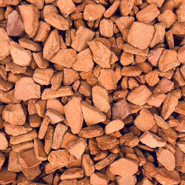 Sac de +/- 800 kg = 10M² Gravier orange décoratif Taronja concassé 14/20 - 7