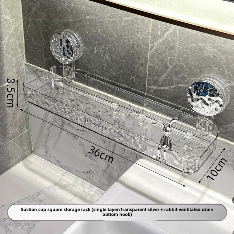 Organisateur de salle de bain haut de gamme - Étagère de rangement pour lavabo, maquillage - Or noir (boîte couleur) 28*15*29cm. | Leroy Merlin