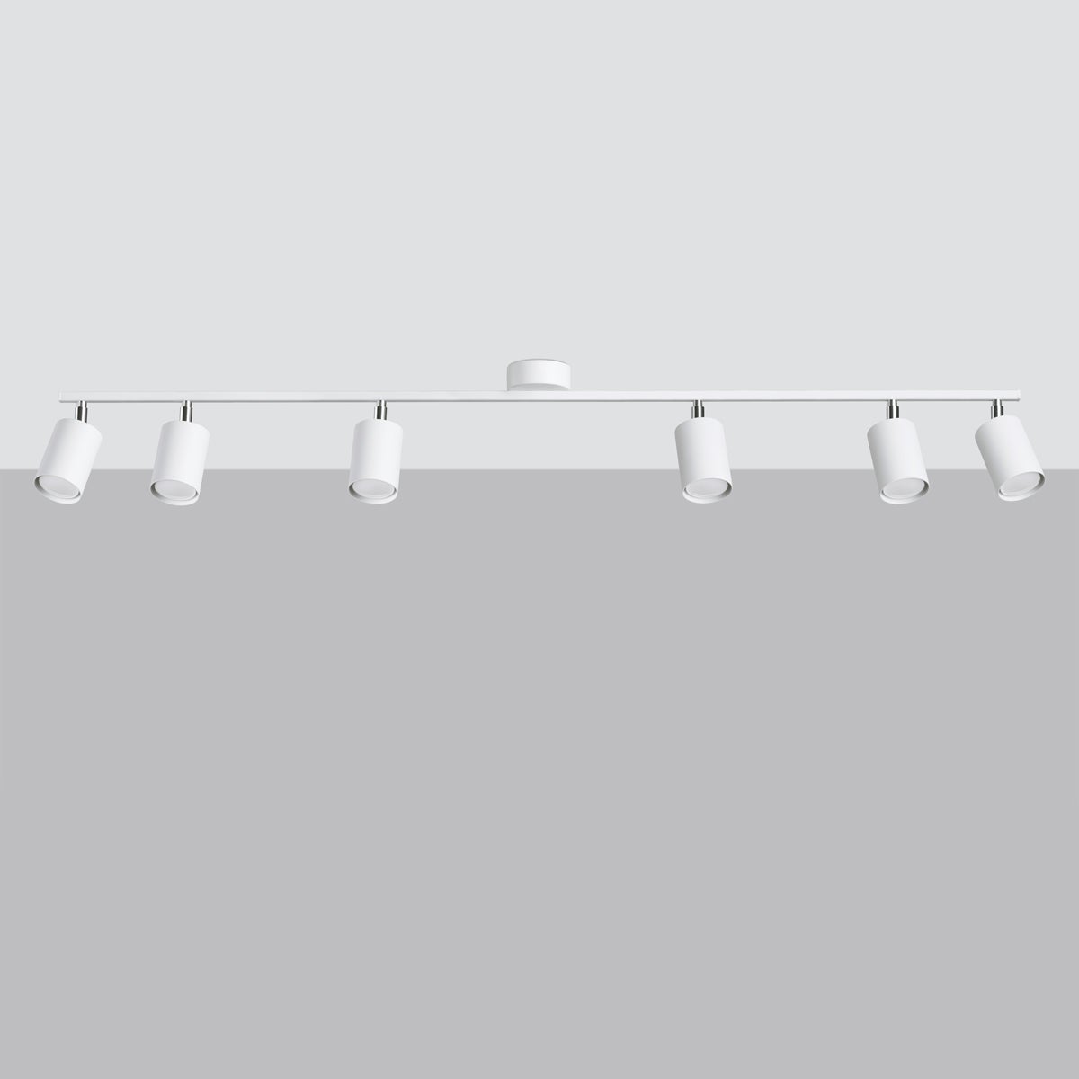 Plafon TORIM 6L biały LED 4000K - 135x24x20cm Sollux