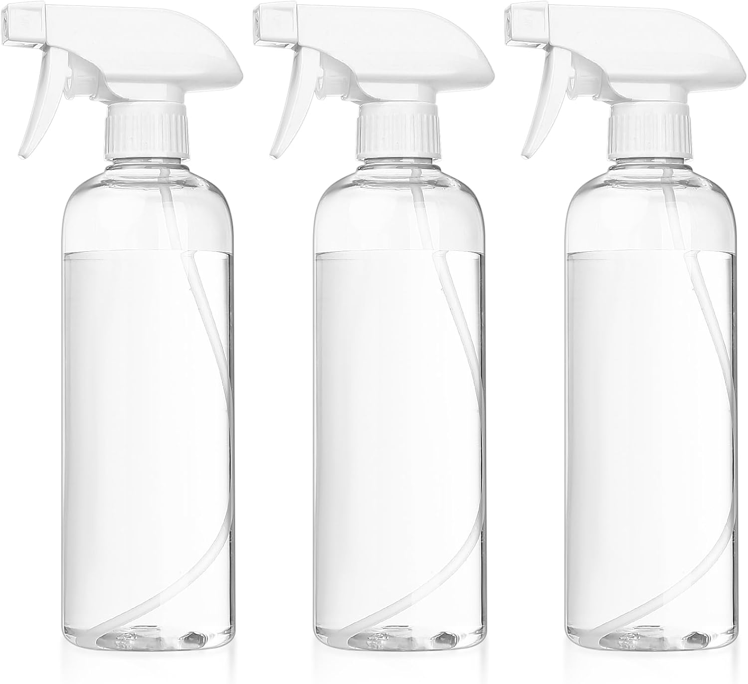 3-częściowe butelki ze spryskiwaczem - 500 ml puste butelki ze spryskiwaczem - plastikowe butelki z pompką do opryskiwaczy ogrodowych, do roślin i wło