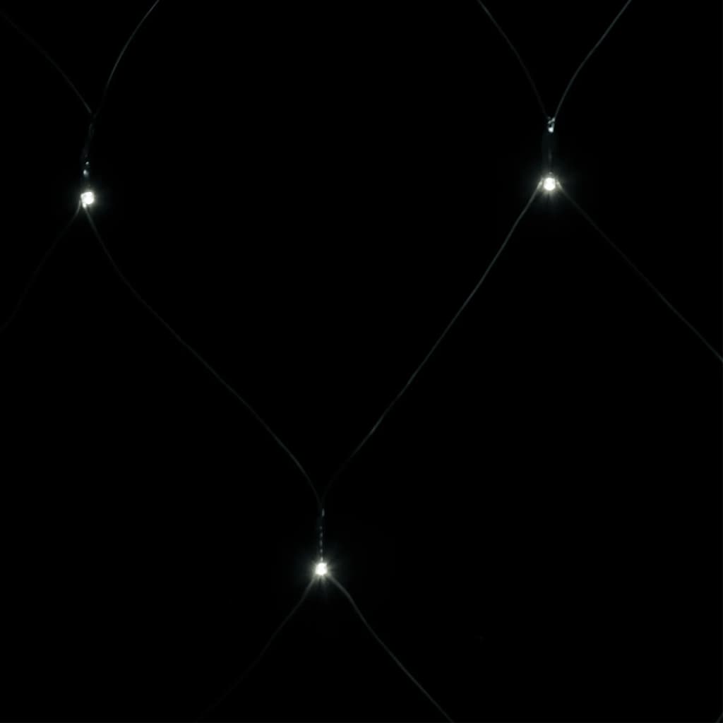 Red de luz navideña blanca fría 3x3 m 306 LED Int/ext - 5