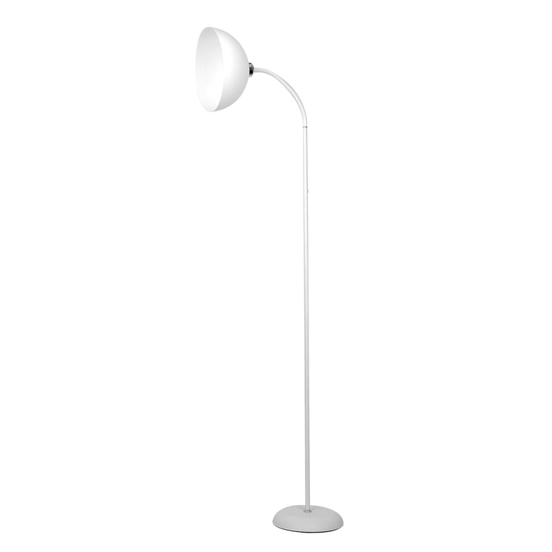 Lampa podłogowa stojąca Zack biała chromowana 1xE27x60W wym: 170 x 25 x 25 cm metal Milagro