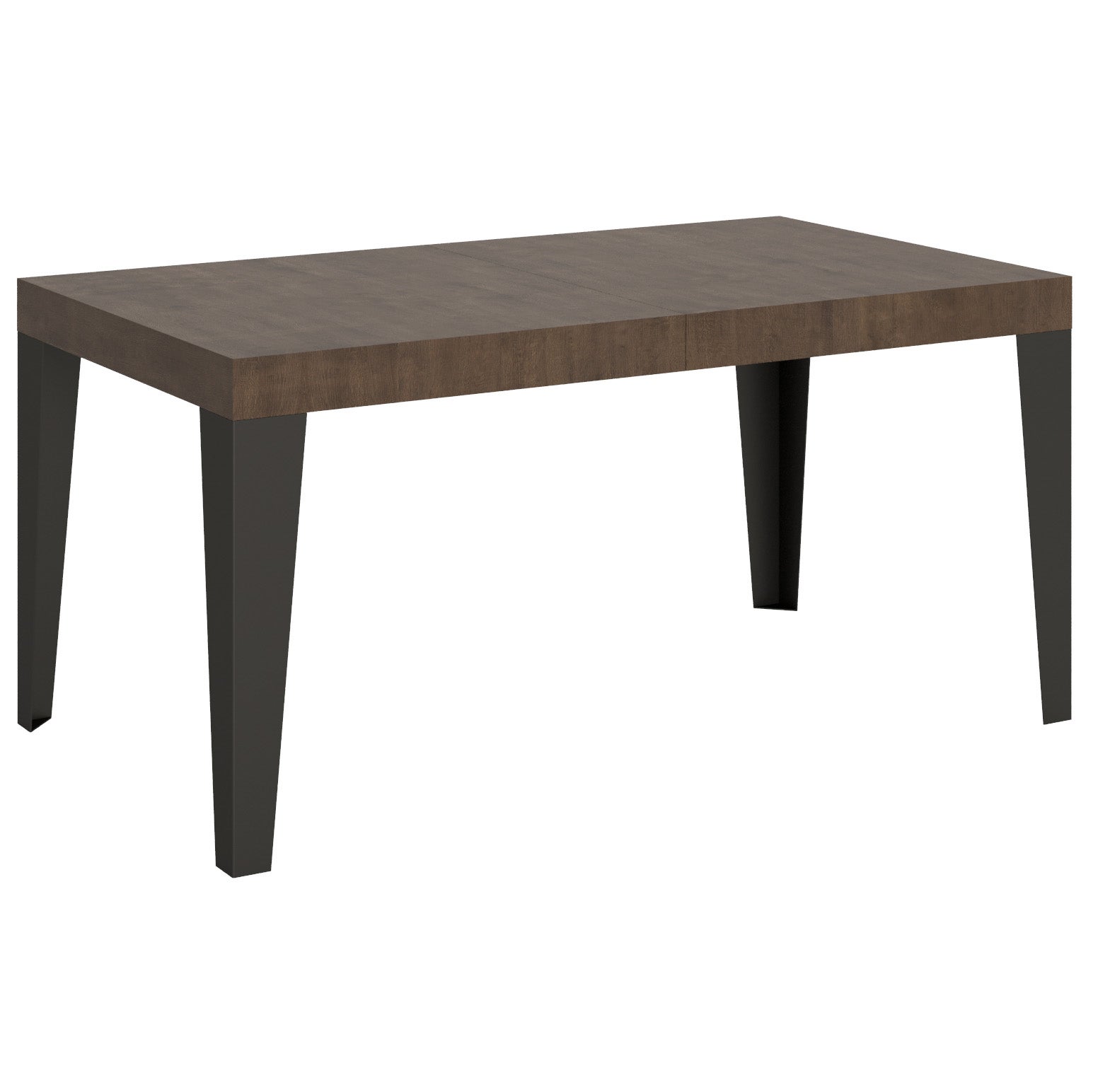 Stół rozkładany 90x160/420 cm Orzech Płomienny Stelaż Antracytowy