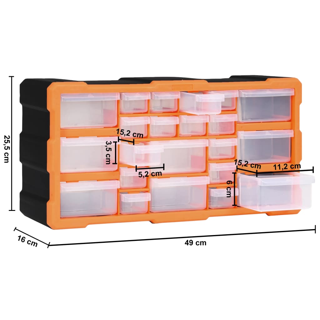 Organizer multicassettiera con 22 cassetti 49 cm 02_0003251 - 6
