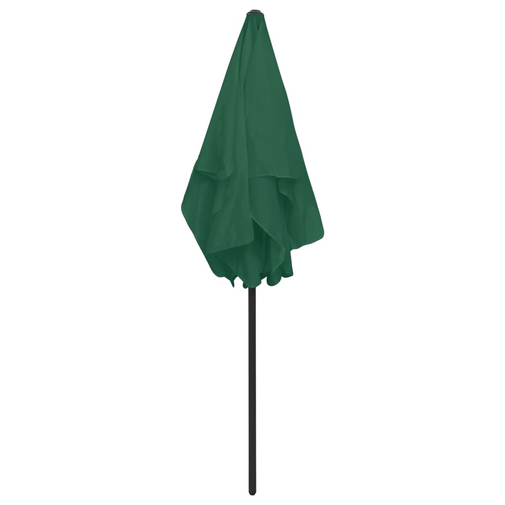 Parasol de plage Vert 180x120 - 7
