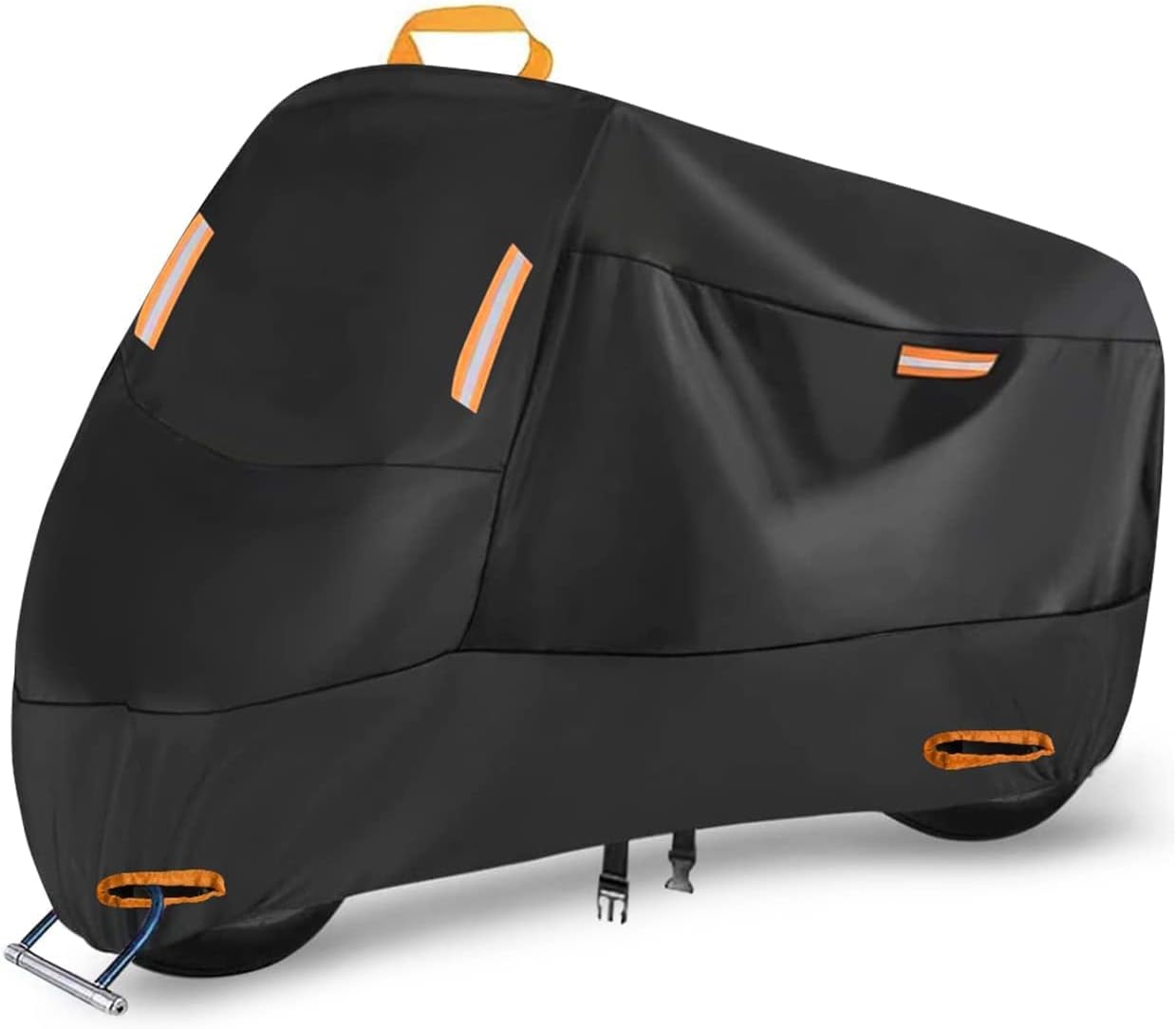 Housse De Protection Imperméable Pour ATV/Quad - Avec Bandes Réfléchissantes, Protection UV - Taille L
