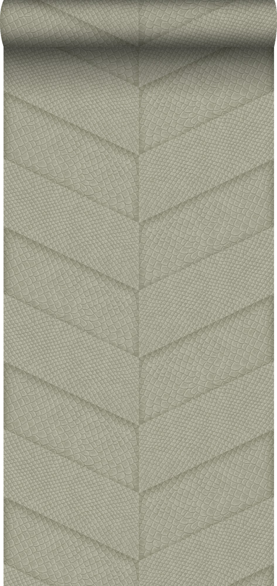Tapeta motyw płytek z nadrukiem węża beżowym - 53 cm x 10.05 m - ORIGIN