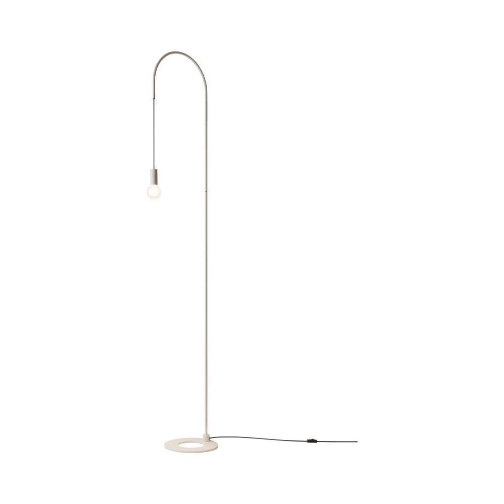 Zafferano - Lampa podłogowa Filo, obrotowa 200°, malowany metal, żarówka E27 maks. 60 W w zestawie, wys. 231 cm - biała