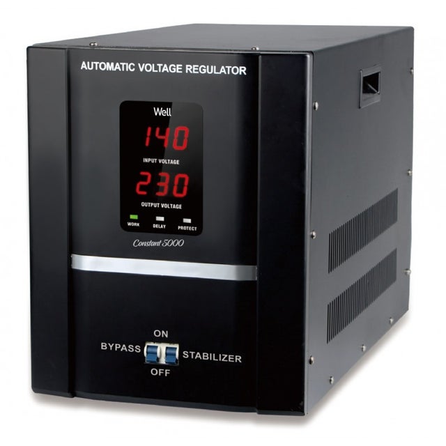 Régulateur De Tension AVR Automatique 7-8KW Monophasé – 6 Fils 220V Pour Groupe Électrogène Essence & Diesel
