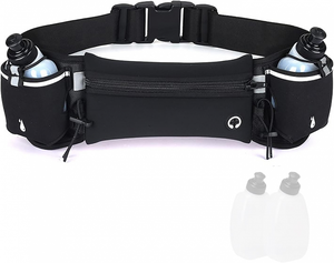 Cintura Riflettente Notturna Marsupio Da Corsa Impermeabile Con Portaborraccia - Cintura Regolabile Per Running, Ciclismo, Escursionismo Running Vest