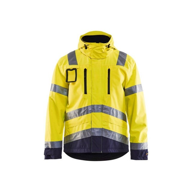 Veste imperméable haute visibilité Blaklader Jaune / Bleu Marine XL