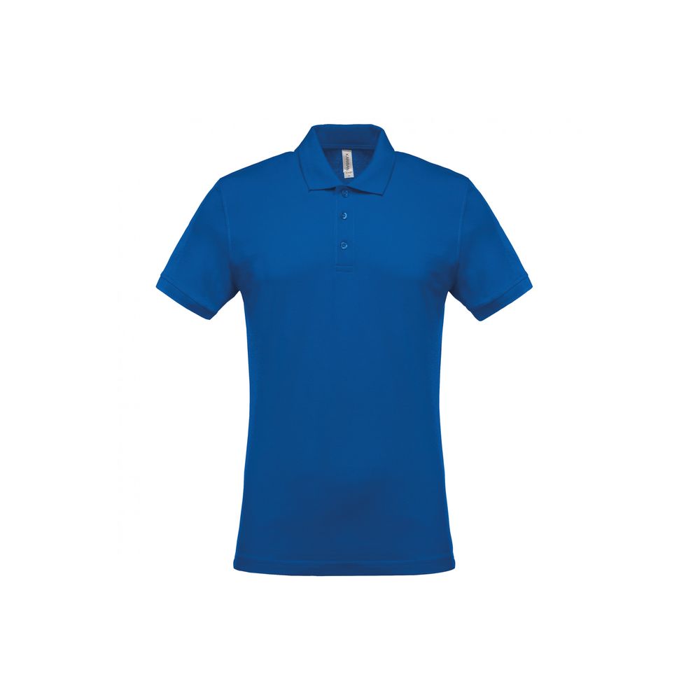 Lot de 3 Polo Homme Manches Courtes en Coton Secher Rapide Aération Eté