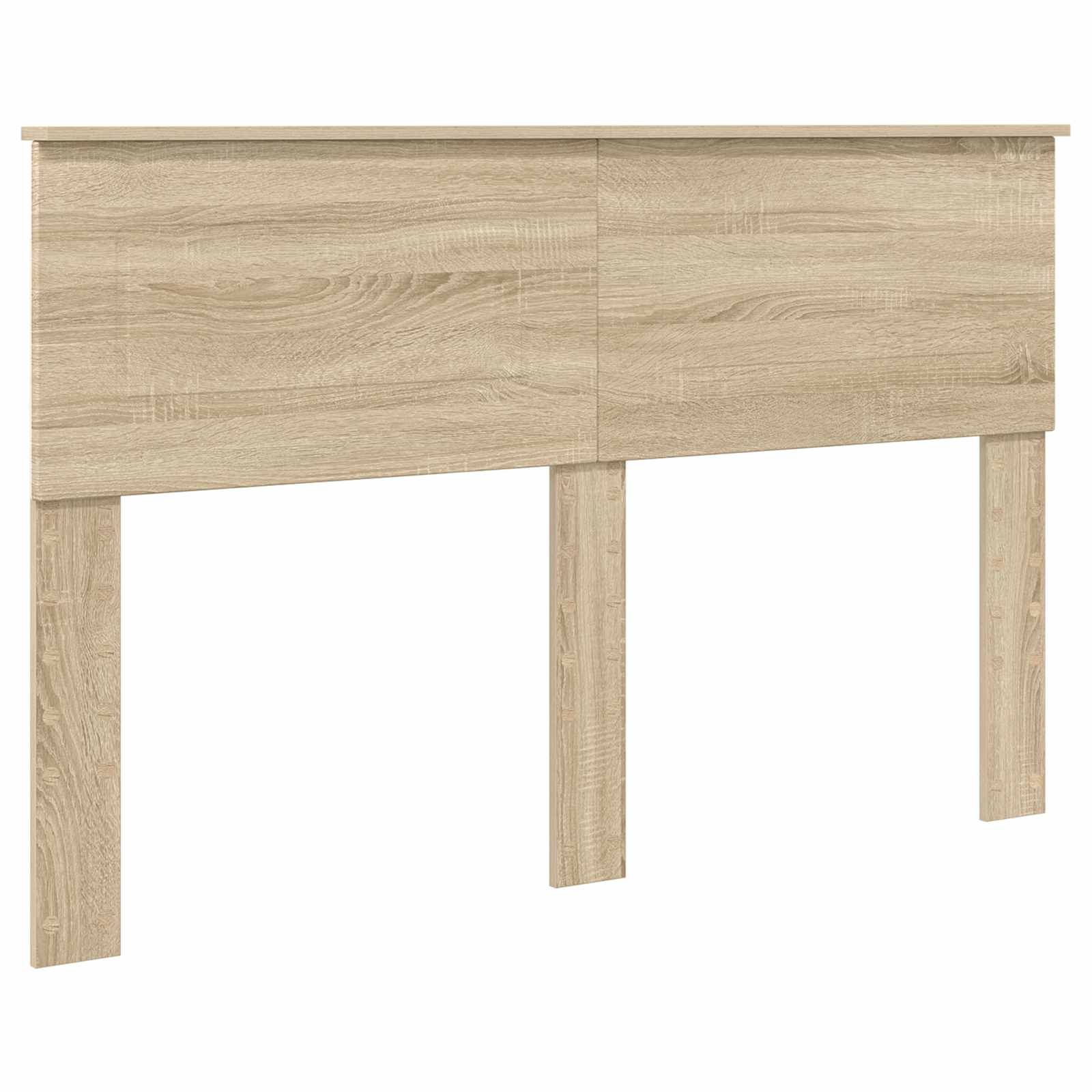 Cadre de lit 140 x 190 cm panneau de bois - 6